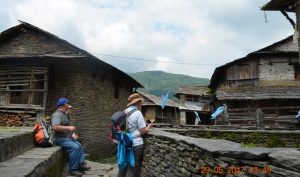 Abandoned village of Tanchowk near Kalsee Eco-Lodge Annapurna, day visit option for long-stay guests