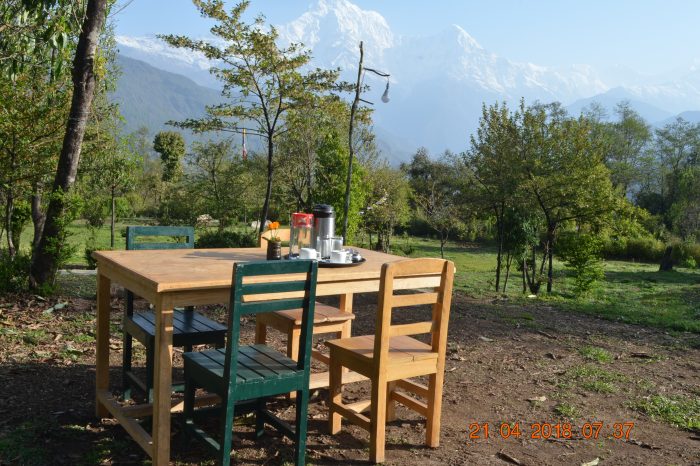 Open eating area