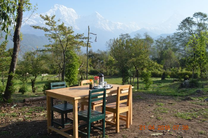 Open eating area