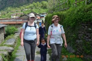 day hike around kalsee eco lodge