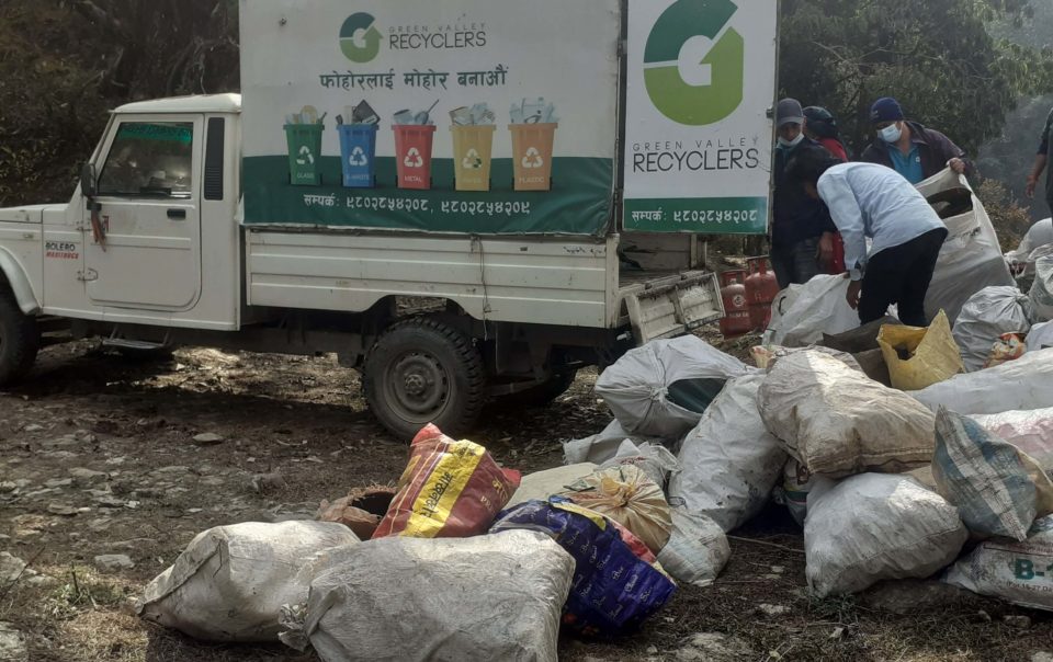 Nearly a ton of waste produced from KEL delivered to the waste management facility