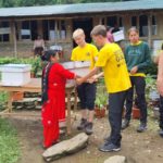 beehive distribution at Kalsee Eco-lodge